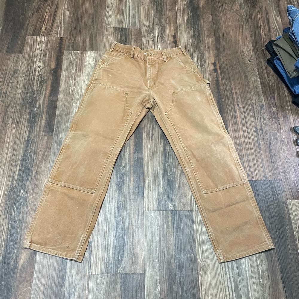 Carhartt Men's Relaxed Fit Brown Jeans